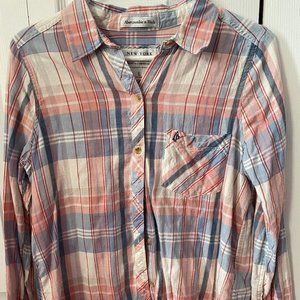 Abercrombie Flannel Button Down Shirt